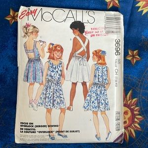 1988 easy McCalls girls seeing pattern